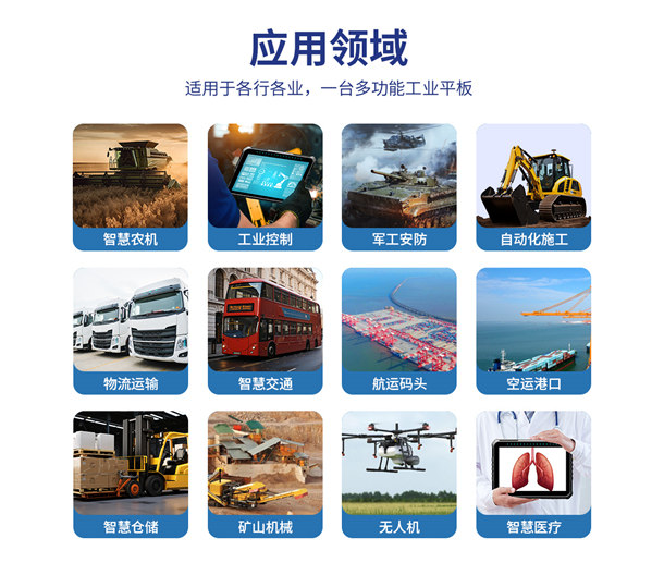 南宫NG28智显10寸车载工业平板的行业应用